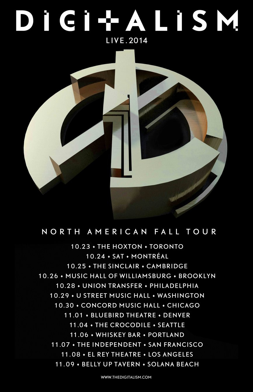 Digitalism North American Tour At The Independent San Francisco 2014 Ra
